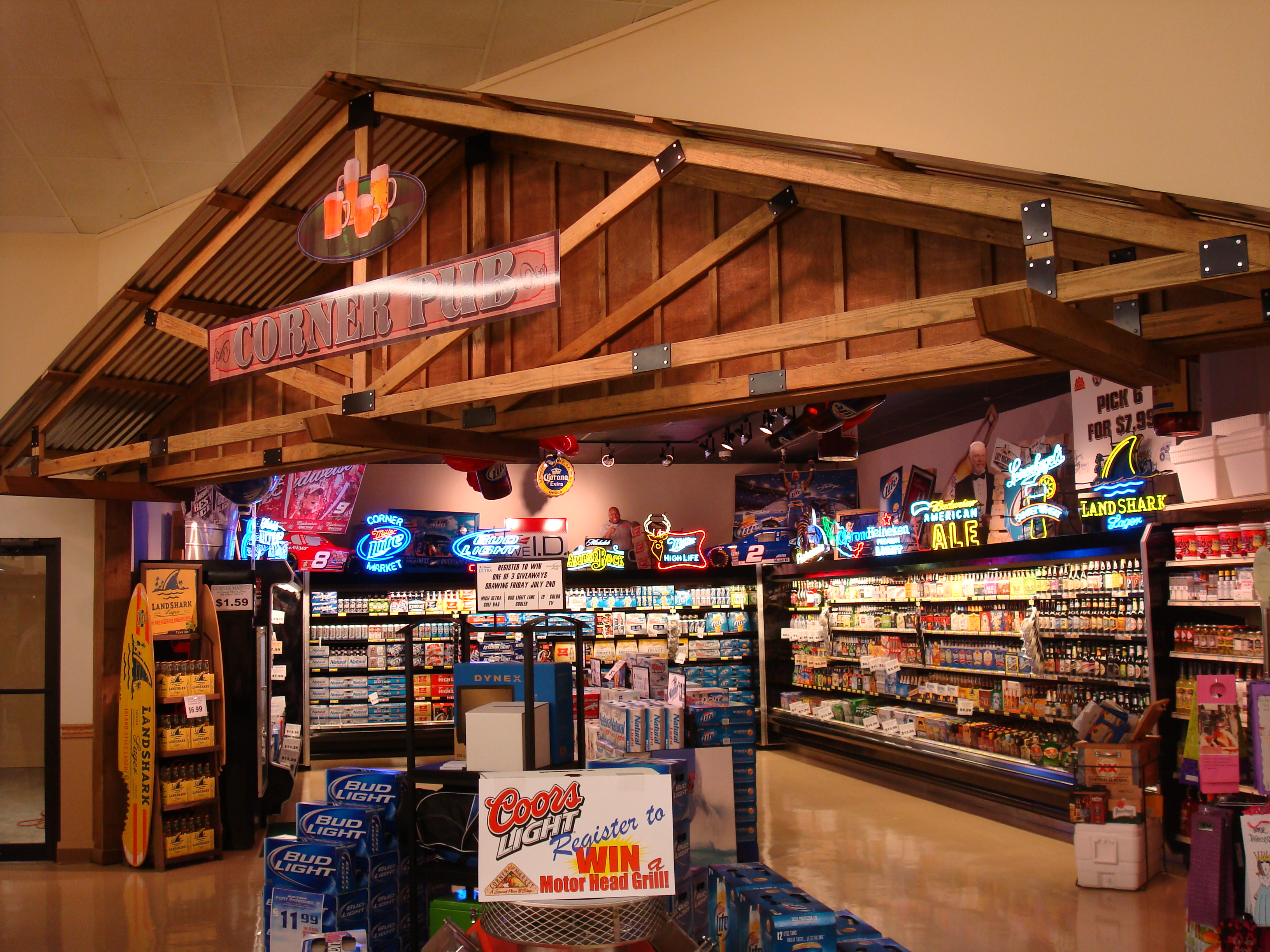 Corner Market Laurel Beer Merchandising Renovation