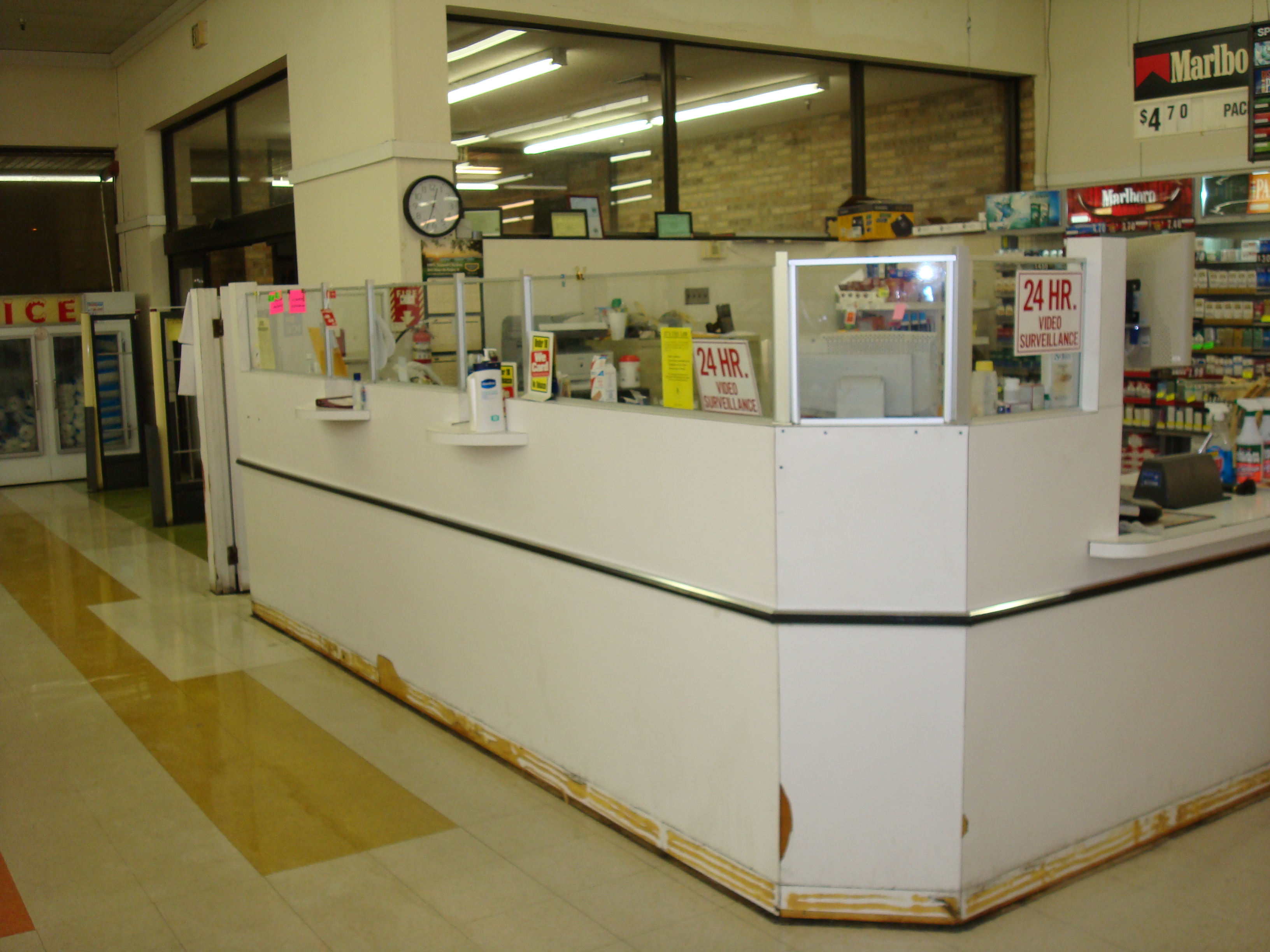 Corner Market Vicksburg BEFORE Customer Service Renovation